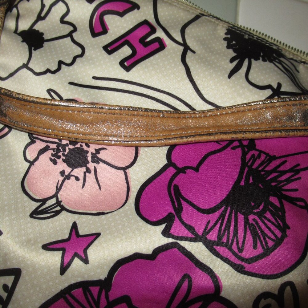 Coach Kyra Graffiti Shoulder Bag - Picture 10 of 12